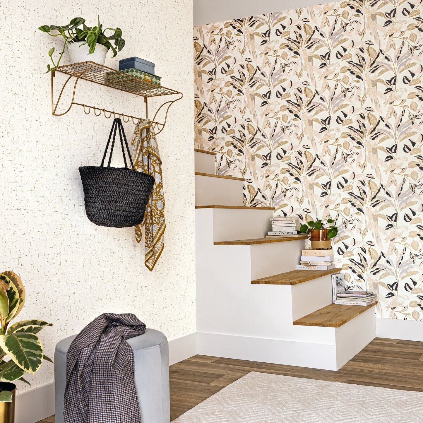 Gary Wallpaper - Noir - Caselio - 103790288