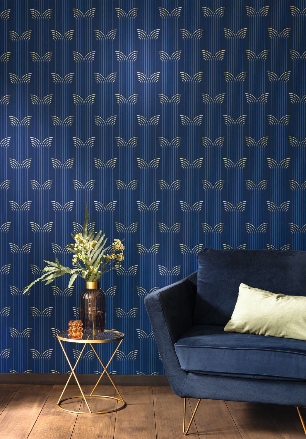 Glamour Wallpaper - Bleu D Outre - Caselio - 105296020