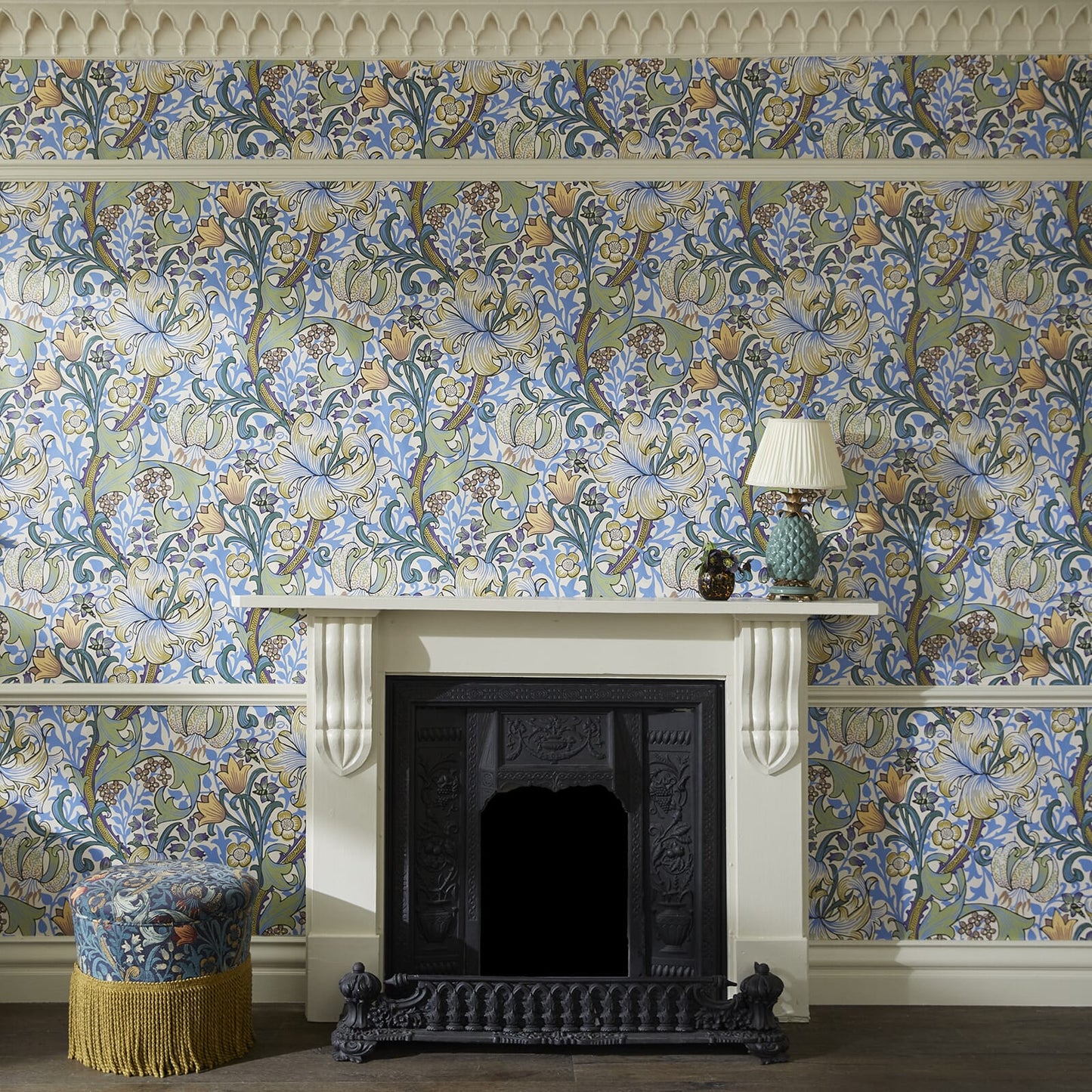 Golden Lily Wallpaper - Sky - House of Hackney - 1-WA-GOL-DI-SKY-XXX