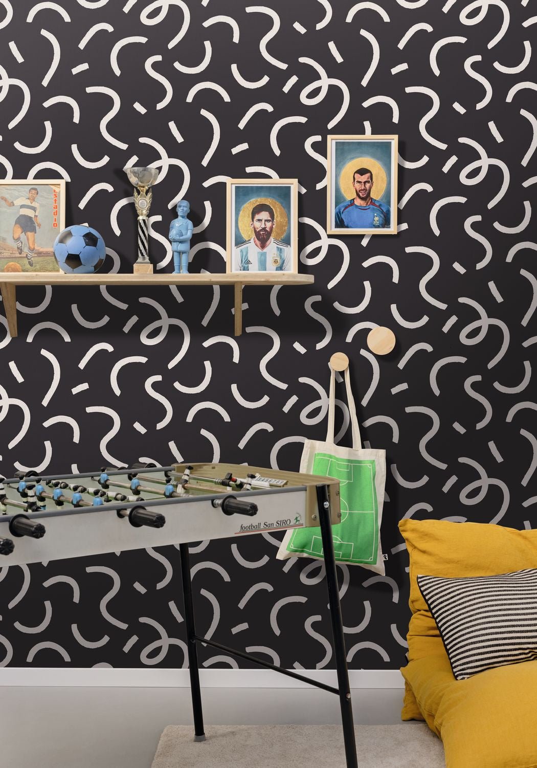 Good Vibes Only Wallpaper - Noir - Caselio - 103399000