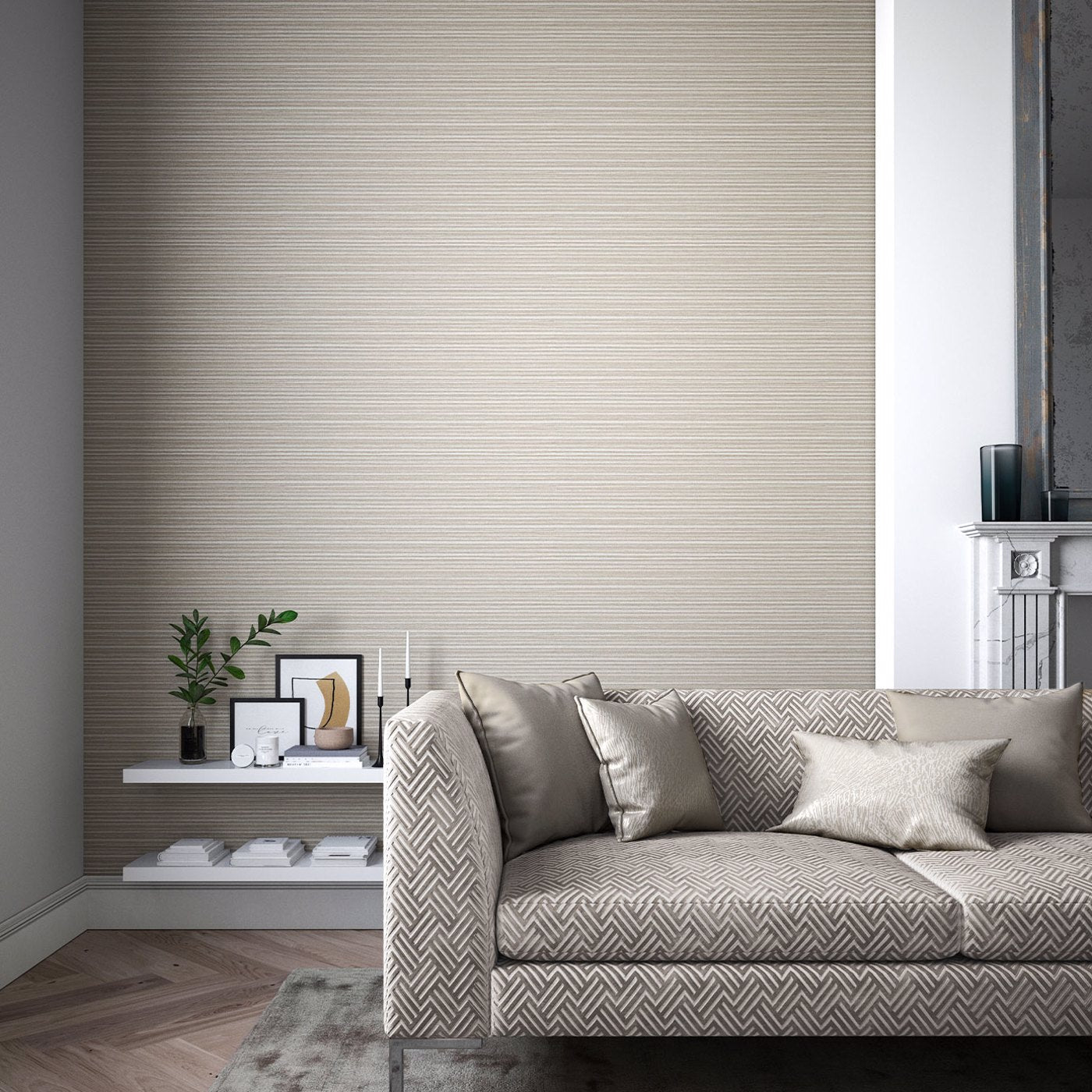 Gradiate Wallpaper - Marble/Oyster - Harlequin - HM7W112757
