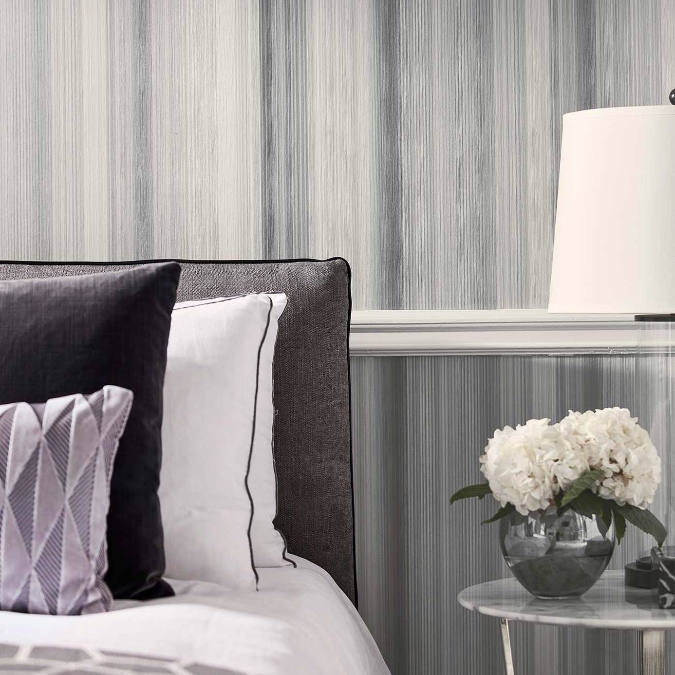 Hakone Wallpaper - Titanium - Harlequin - HM6W112191