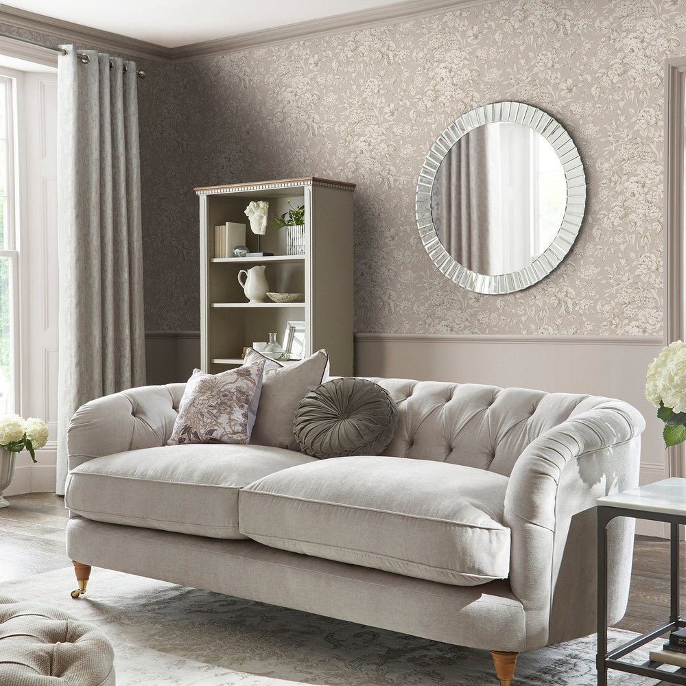 Heledd Blooms Wallpaper - Dove Grey - Laura Ashley - 122762 - Premier Wallcovering