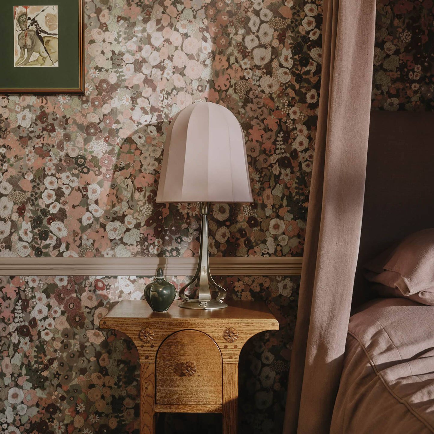 Hollyhocks Wallpaper - Earth - House of Hackney - 1-WA-HOL-DI-EAR-XXX