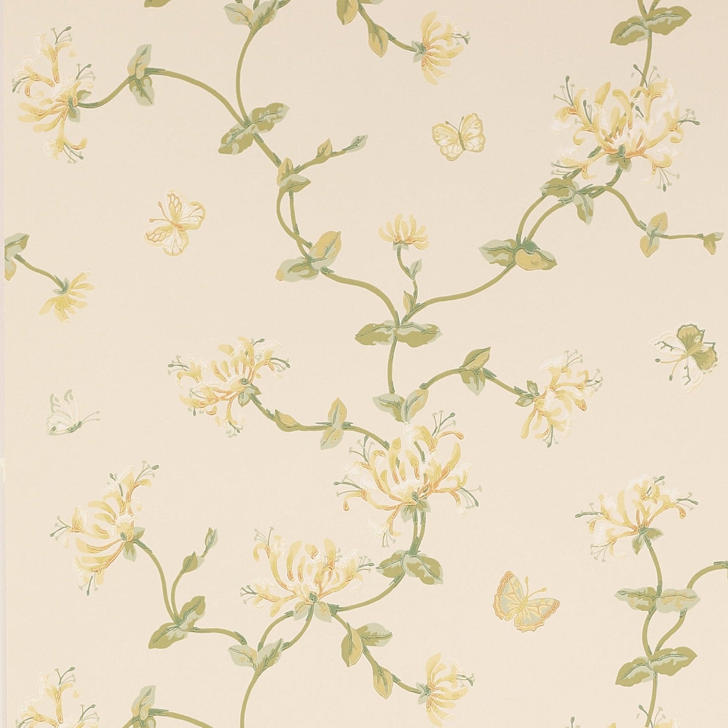 Honeysuckle Garden Wallpaper - Gold - Colefax & Fowler - W7002 - 05 - Premier Wallcovering