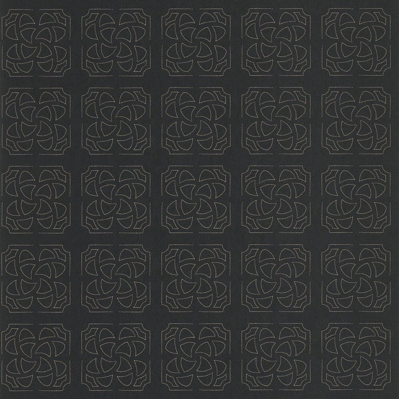 Hortus Botanica Wallpaper - Noir - Casadeco - 85939710 - Premier Wallcovering