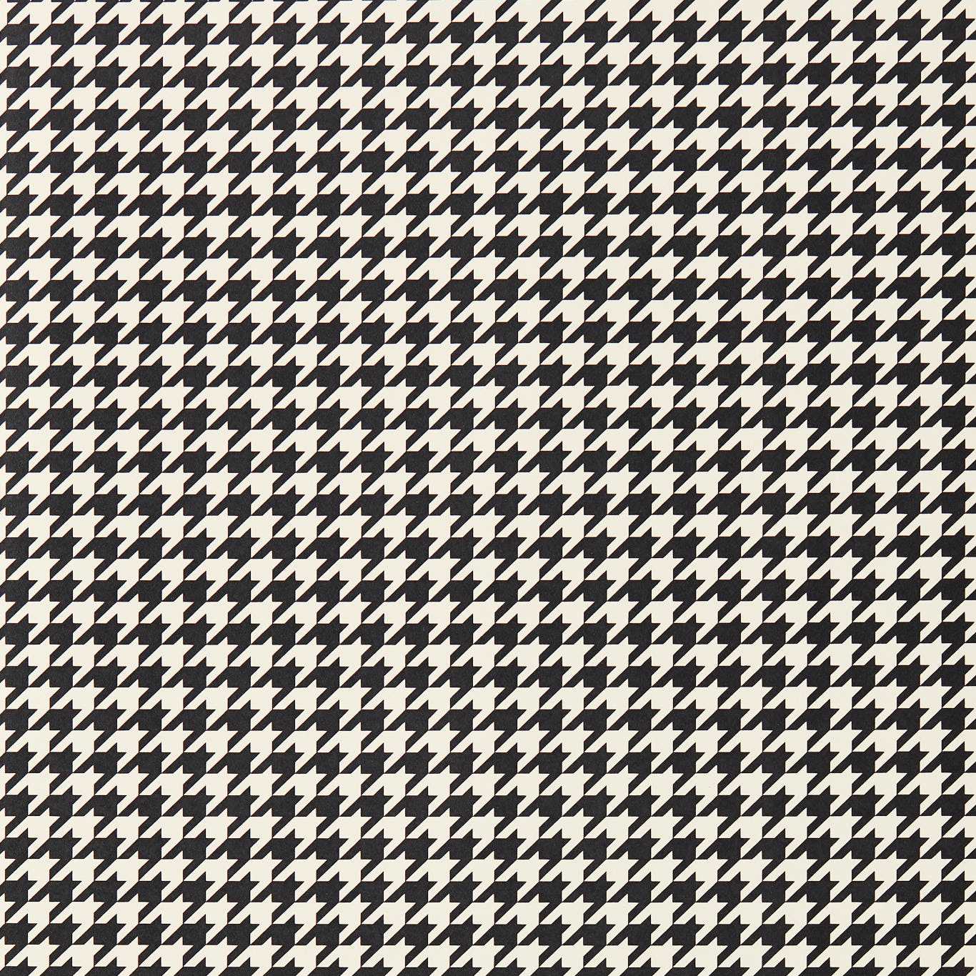 Houndstooth Wallpaper - Black Earth/Soft Focus - HRTW113131 - Harlequin - Premier Wallcovering