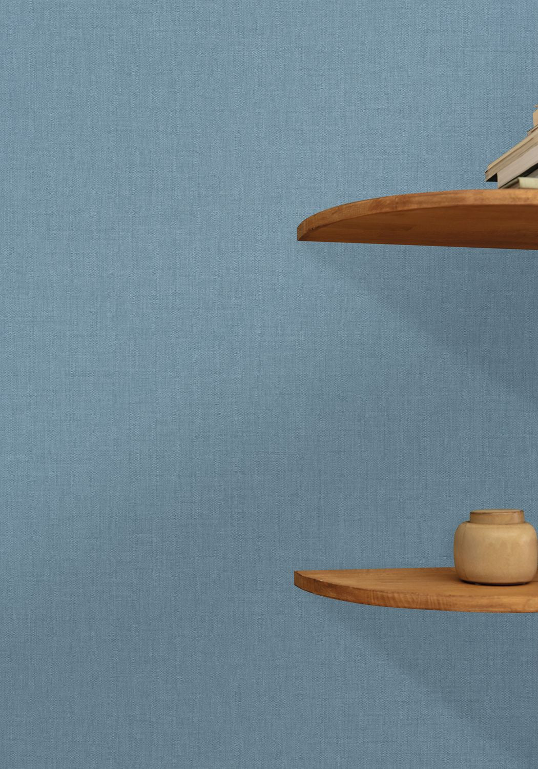 Hygge Uni Wallpaper - Bleu Celeste - Caselio - 100606524