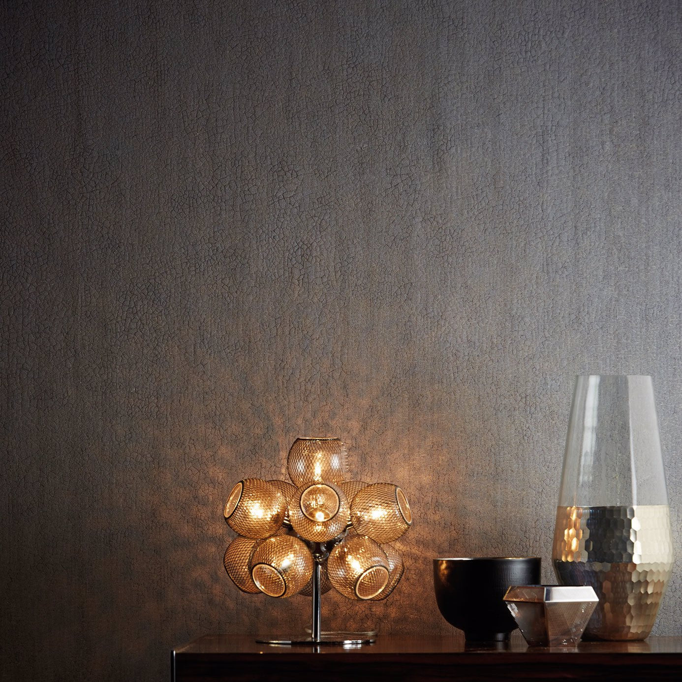 Igneous Wallpaper - Platinum - Harlequin - EANT111138