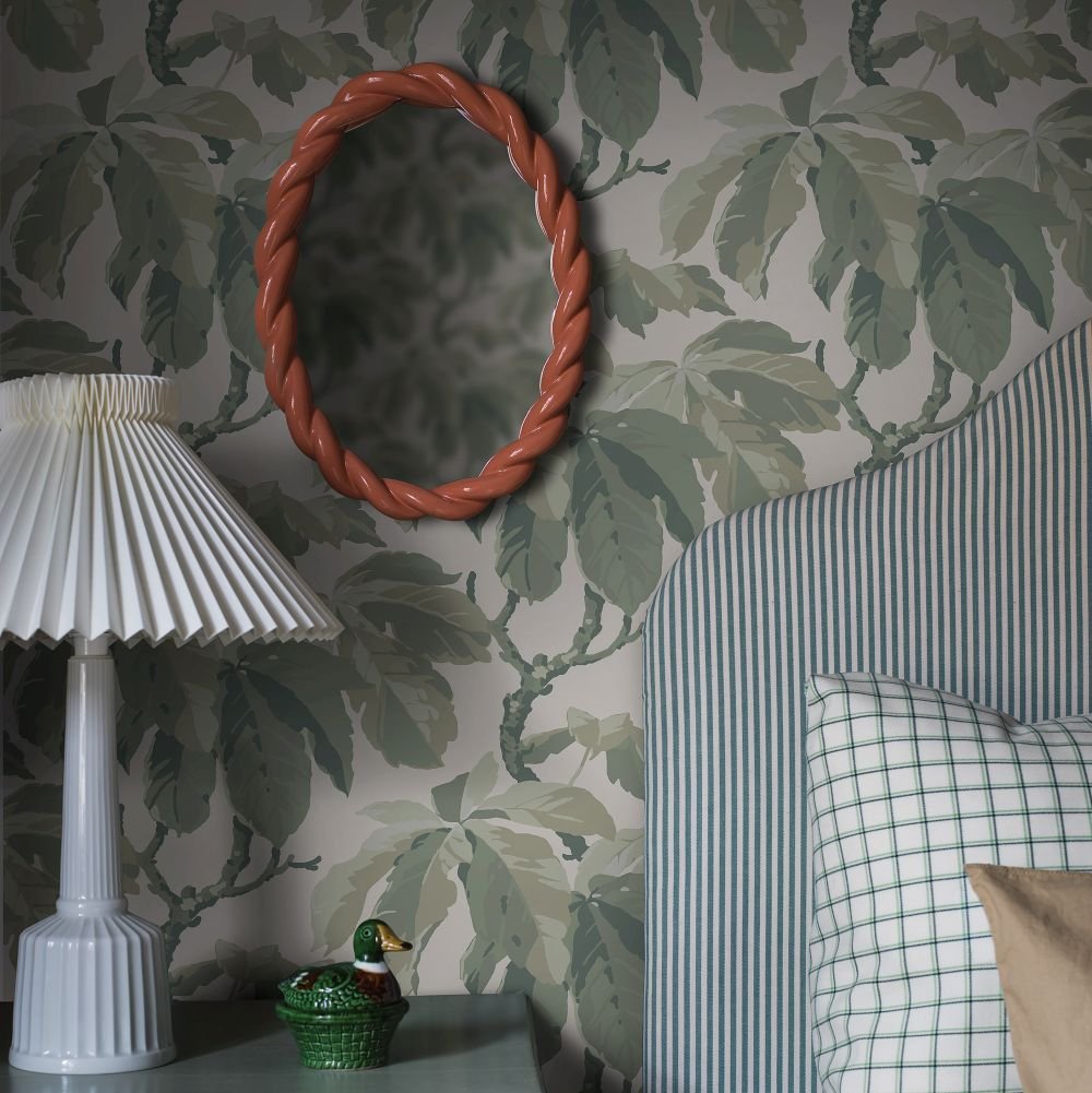Kastanj Wallpaper - Sage - Boråstapeter - 4841 - Premier Wallcovering