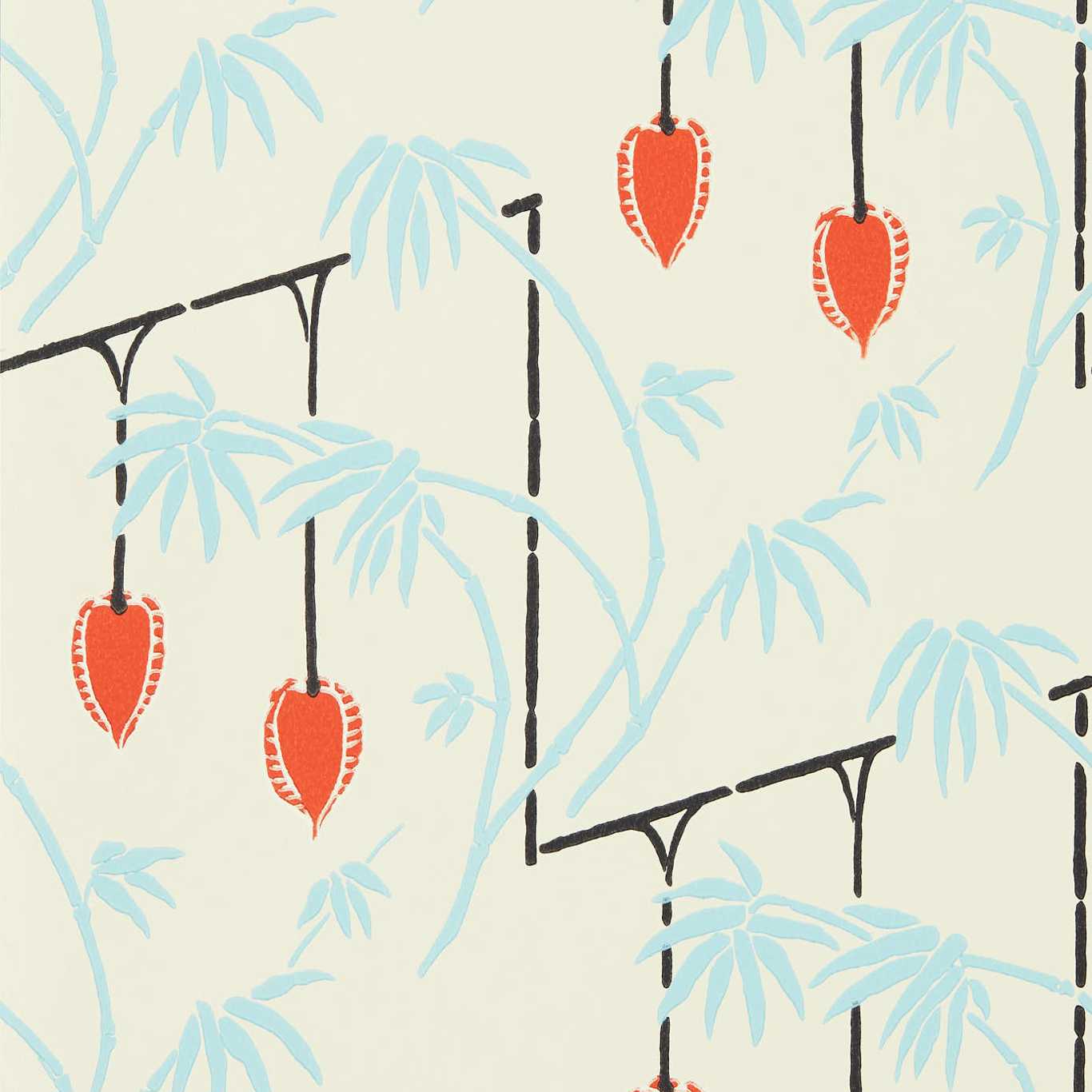 Kimiko Wallpaper - Soft Focus/Harissa - Harlequin - HQN3112939