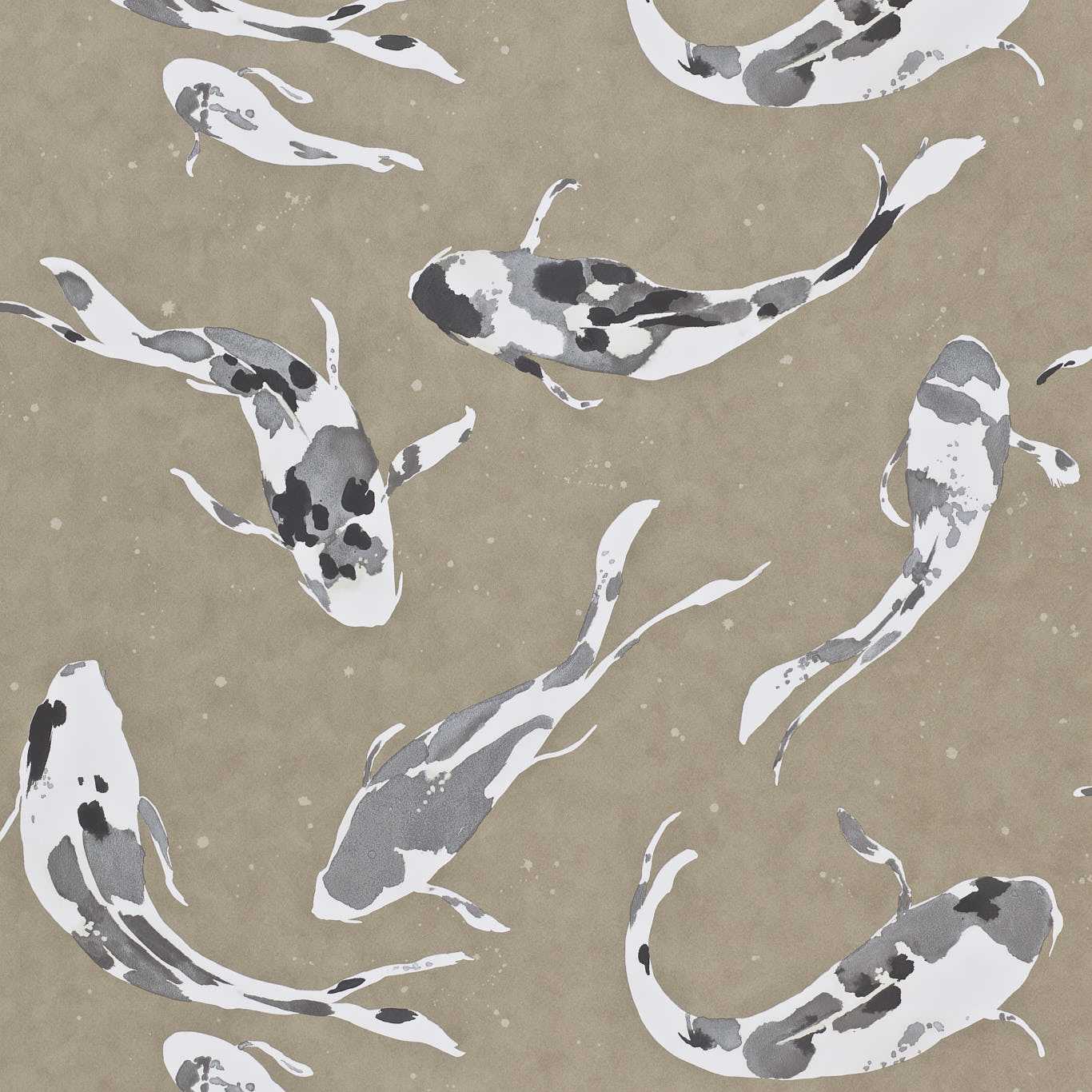Koi Wallpaper - Metal - Harlequin - HMOW110900