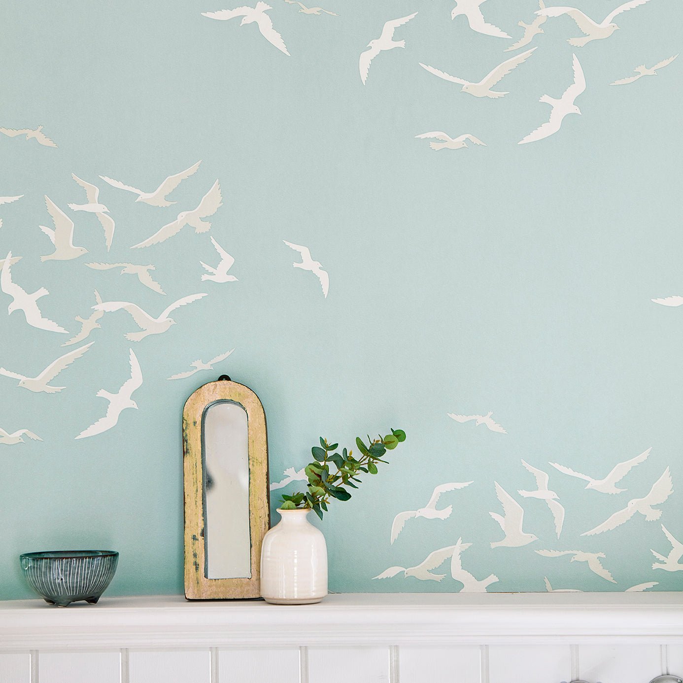 Larina Wallpaper - Sky - Sanderson - DCOA216578