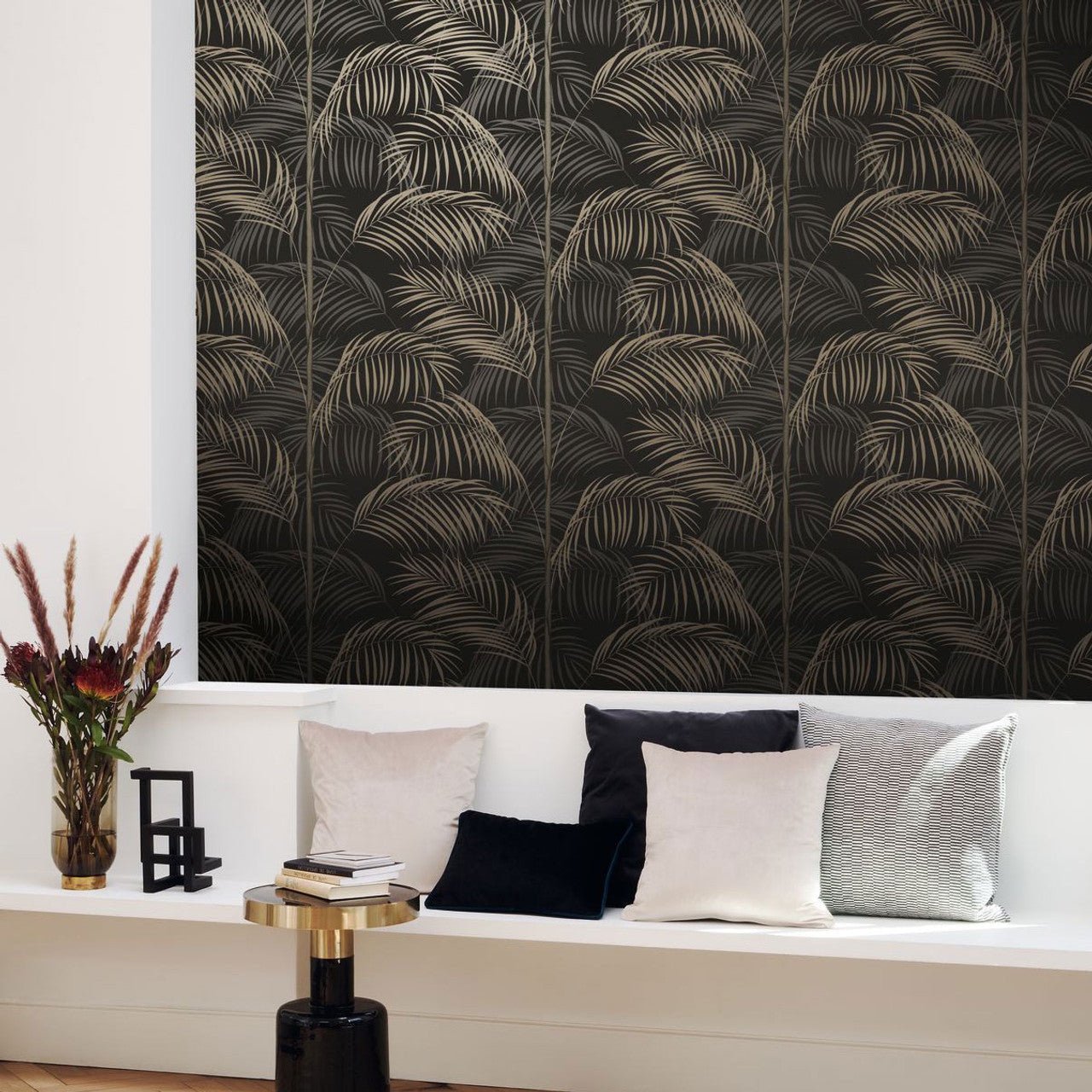 Le Tout Paris Annees Folles Wallpaper - Noir Fusain - Casadeco - 201039712 - Premier Wallcovering