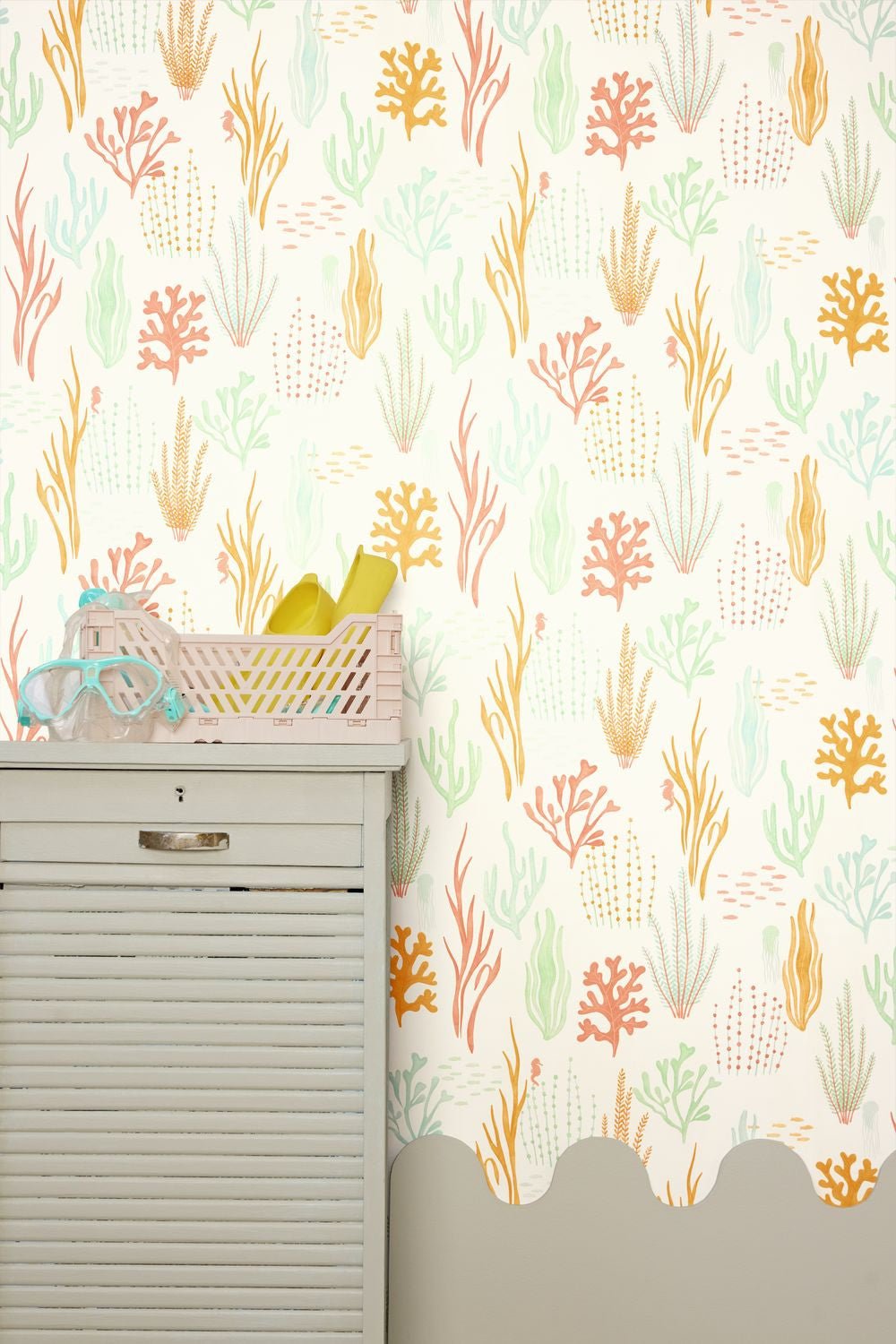 Les Fonds Marins Wallpaper - Multicouleurs - Caselio - 105814325