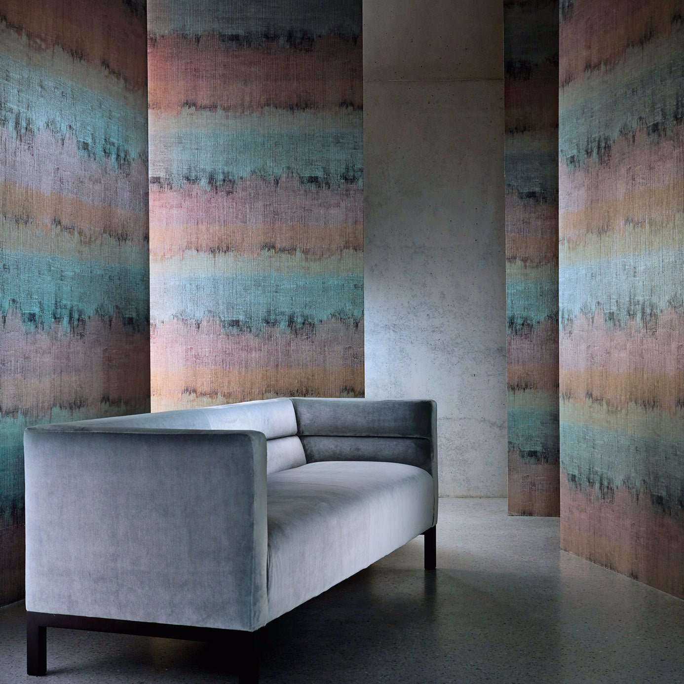Lustre Wallpaper - Apatite/Hessian - Harlequin - EDEF111622