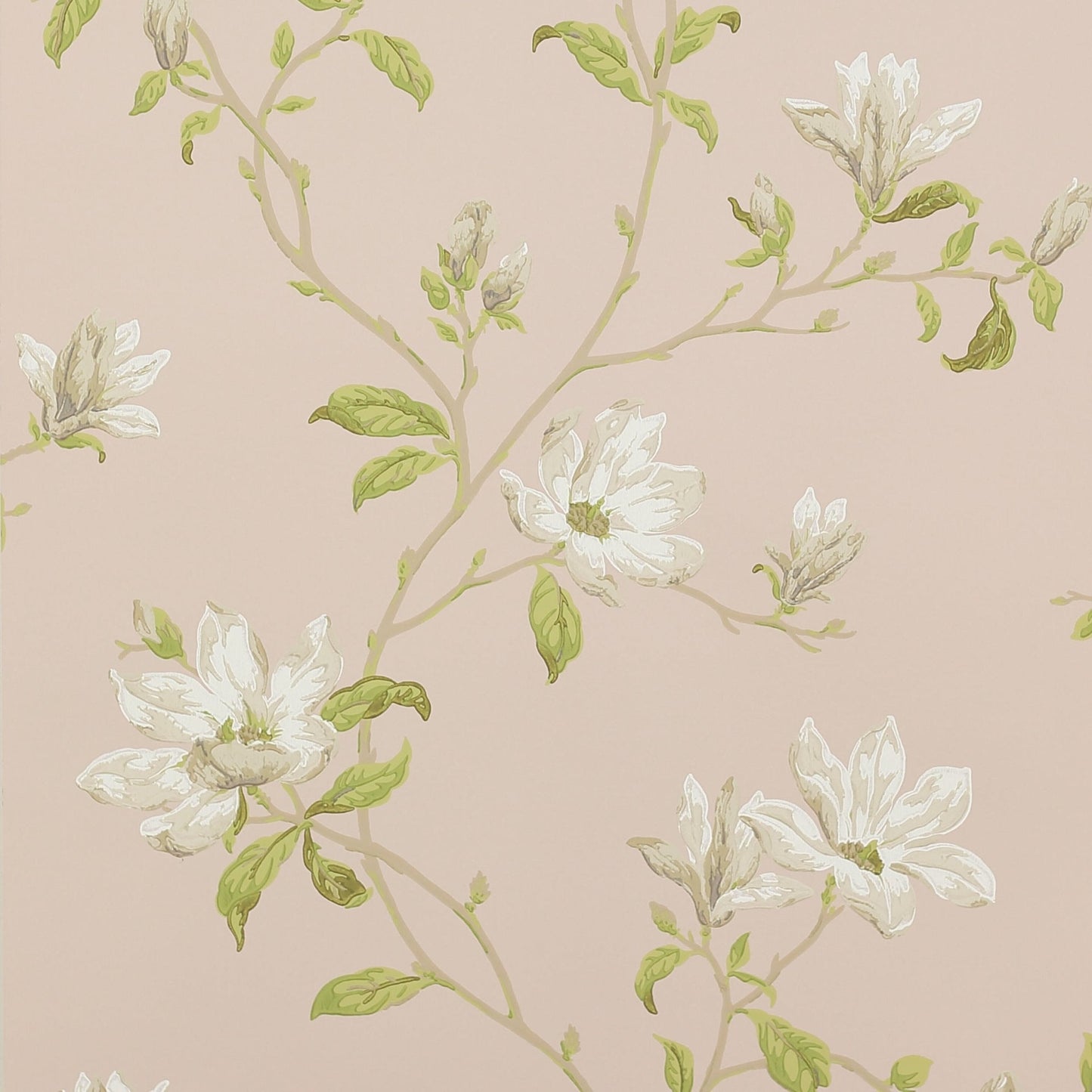 Marchwood Wallpaper - Shell Pink - Colefax & Fowler - 07976/10 - Premier Wallcovering