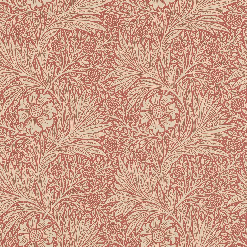Marigold Wallpaper - Brick/Manilla - Morris & Co - 216844 - Morris Wallpaper