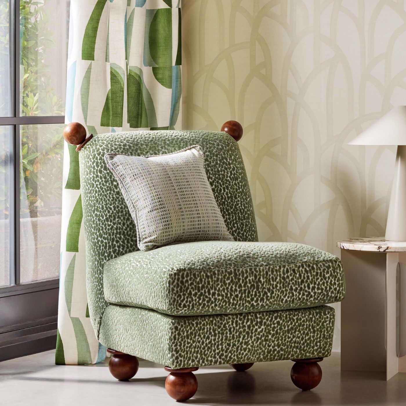 Meso Wallpaper - Linen - Harlequin - HMFW111582