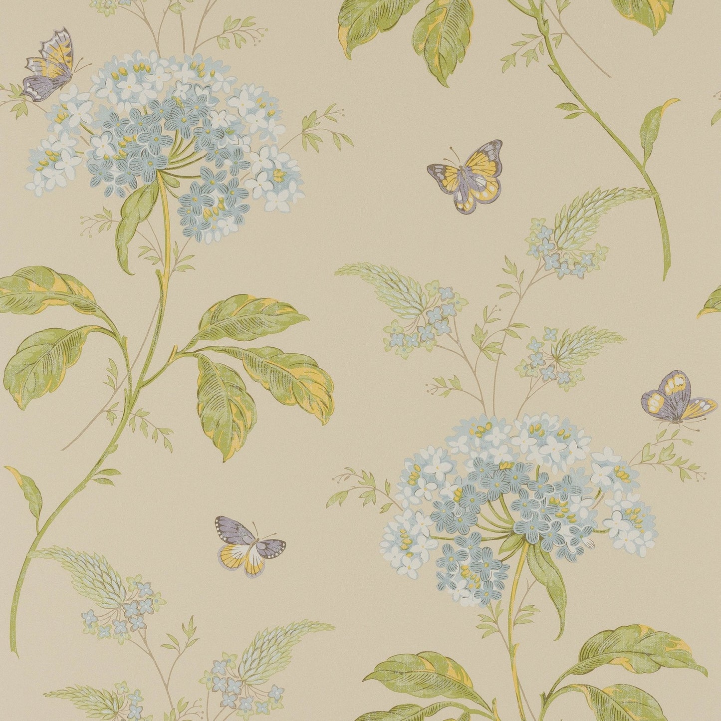 Messina Wallpaper - Blue/Green - Colefax & Fowler - 07132/05 - Premier Wallcovering