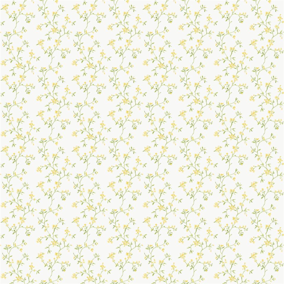Miniatures 3 Blossom Branch Wallpaper - Yellow - Galerie - G68702 - Premier Wallcovering