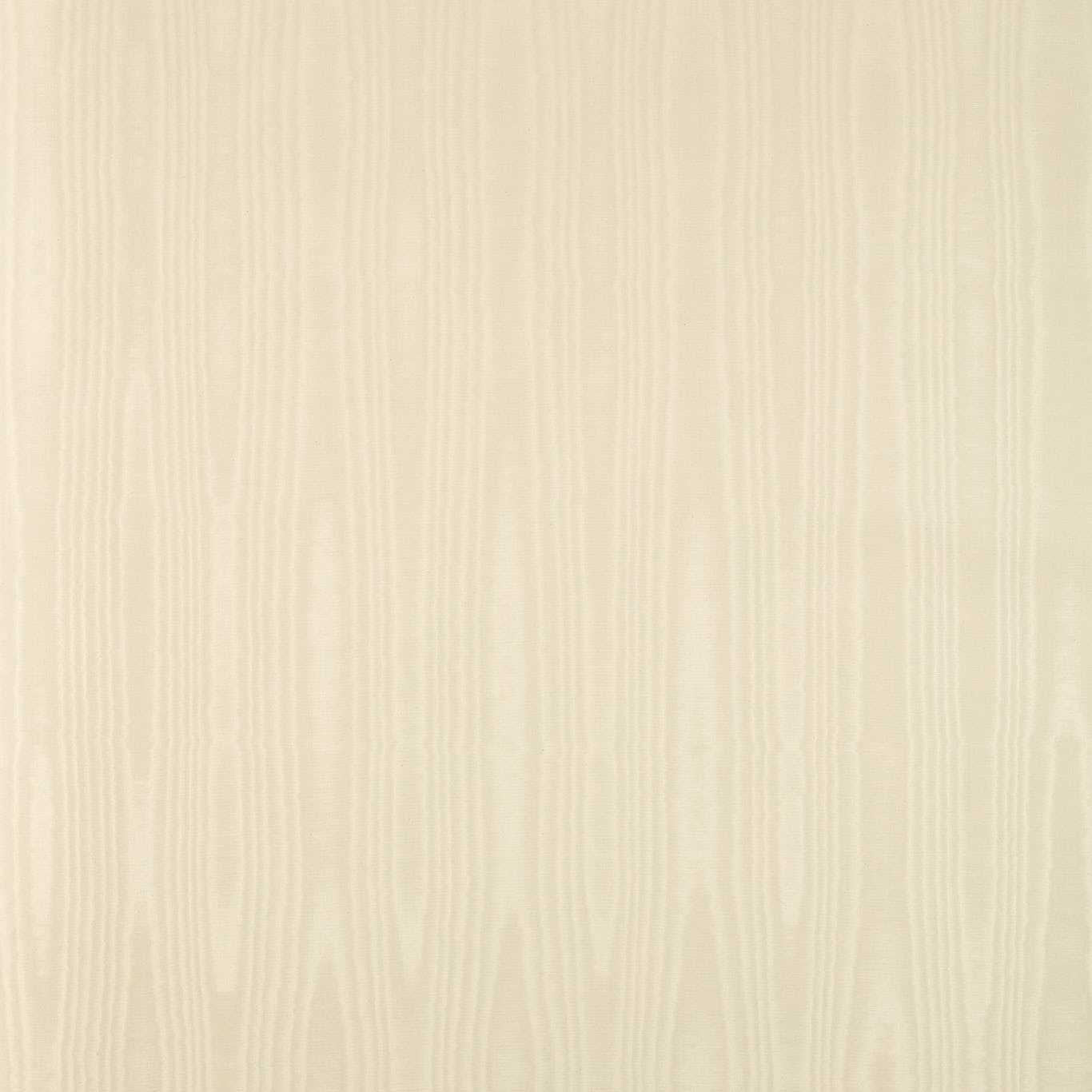 Moire Wallcovering Wallpaper - Chalk - Zoffany - ZMOI313067 - Morris Wallpaper