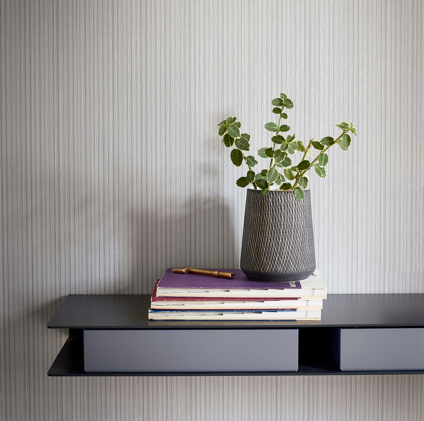 Perpetua Wallpaper - Seal - Harlequin - HTWW112123