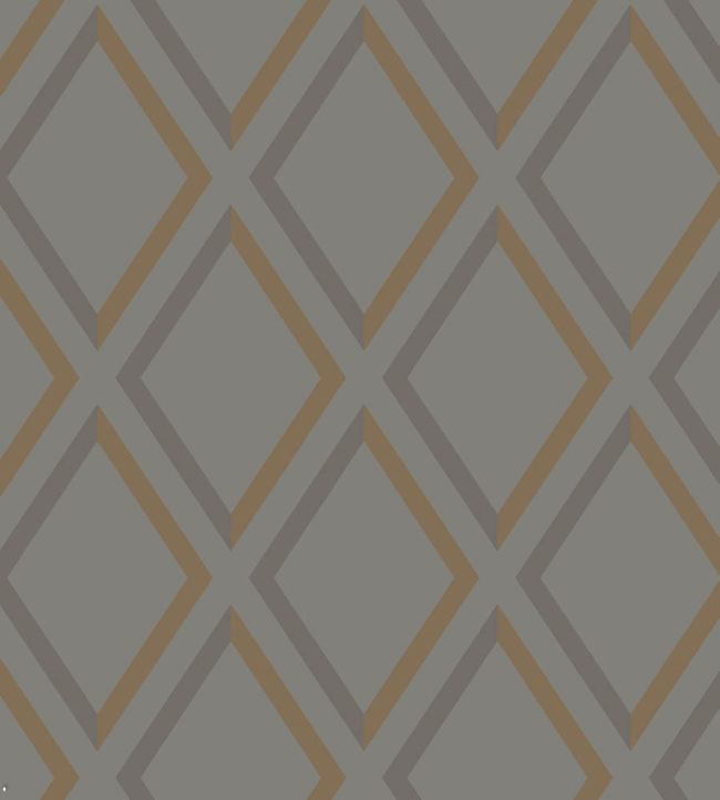 Pompeian Wallpaper - Dark Pewter & Bronze on Soot - 95/11062 - Cole & Son - Premier Wallcovering