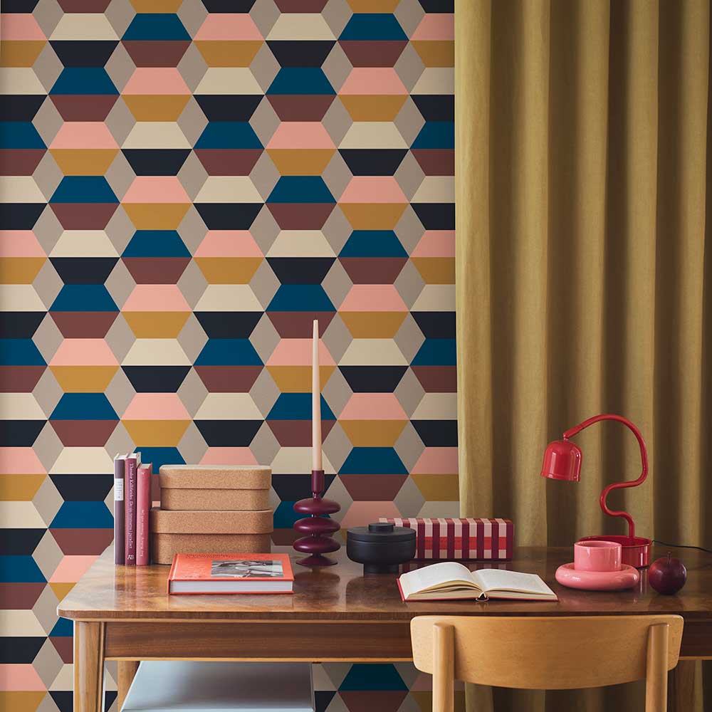 Prisma Wallpaper - Multi coloured - Boråstapeter - 4753 - Premier Wallcovering