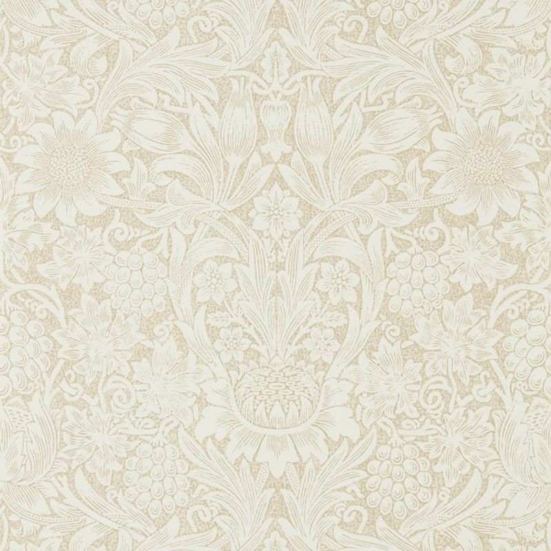 Pure Sunflower Wallpaper - Parchment/Gold - Morris & Co - 216047 - Morris Wallpaper