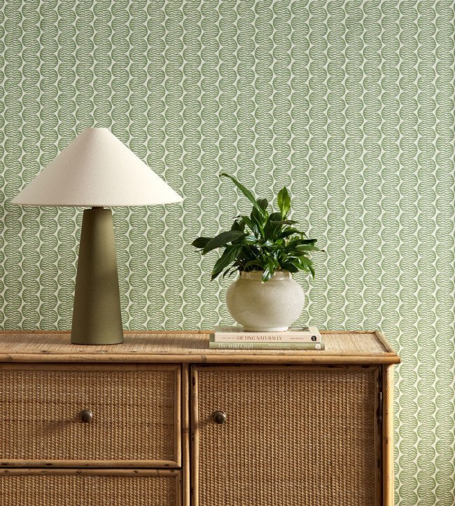 Raft Stripe Wallpaper - Pine - Scion - NSCW113243