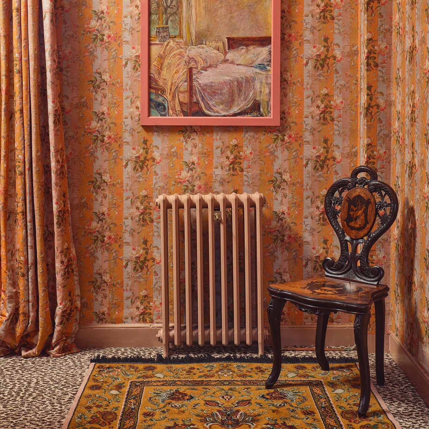 Rainbow Rose Stripe Wallpaper - Dusk - House of Hackney - 1-WA-RAI-DI-DUS-XXX
