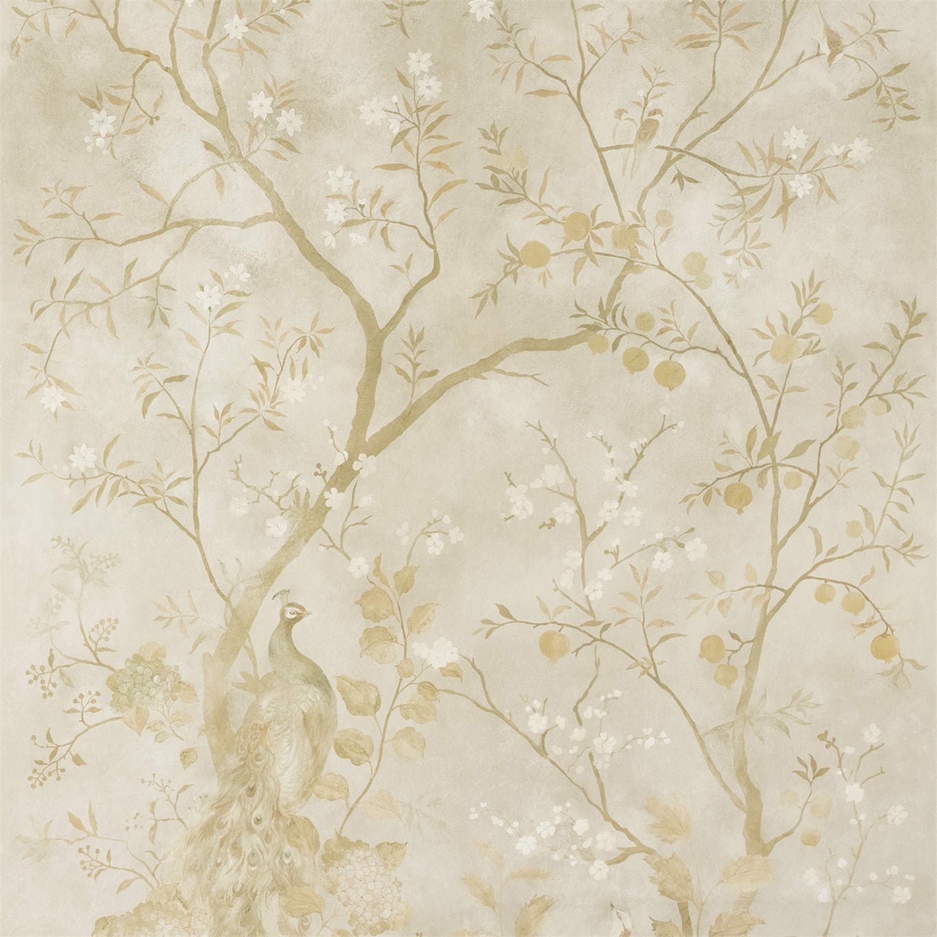 Rotherby Wallpaper - Old Gold - ZKEM312661 - Zoffany