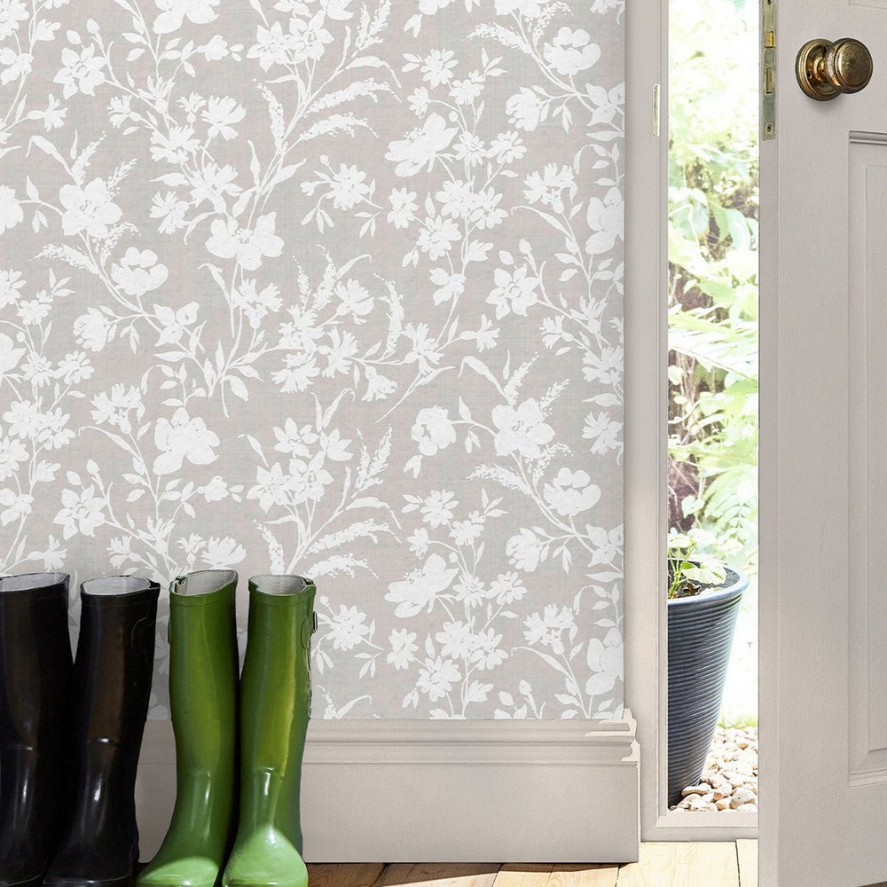 Rye Wallpaper - Dove Grey - Laura Ashley - 130110 - Premier Wallcovering