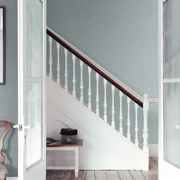 Salix Alba Wallpaper - Blue - Boråstapeter - 7788 - Premier Wallcovering