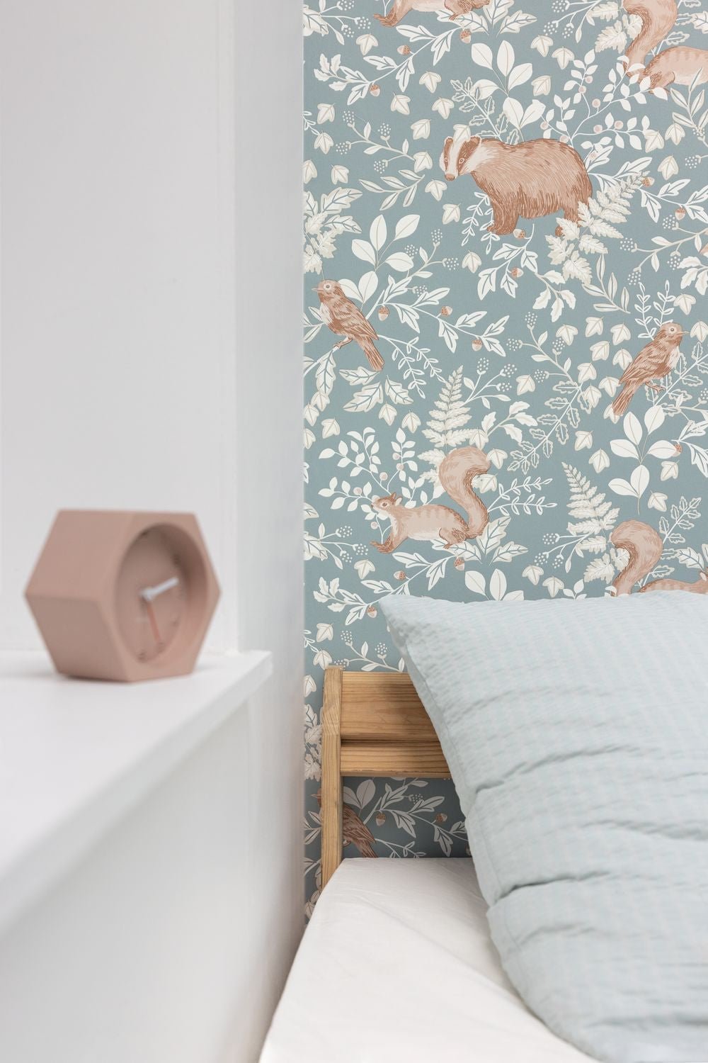 Se Faufiler Wallpaper - Bleu Grise - Caselio - 103546062