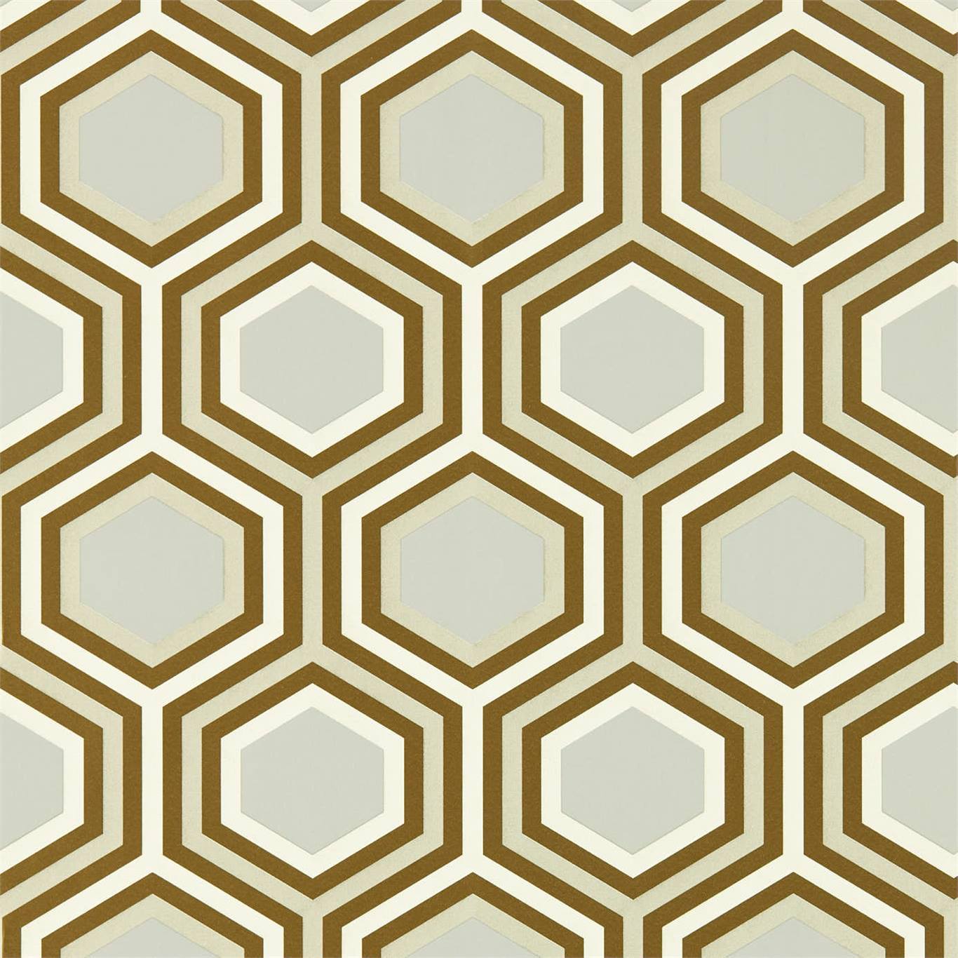 Selo Wallpaper - Gold/Platinum - Harlequin - HSAW112147