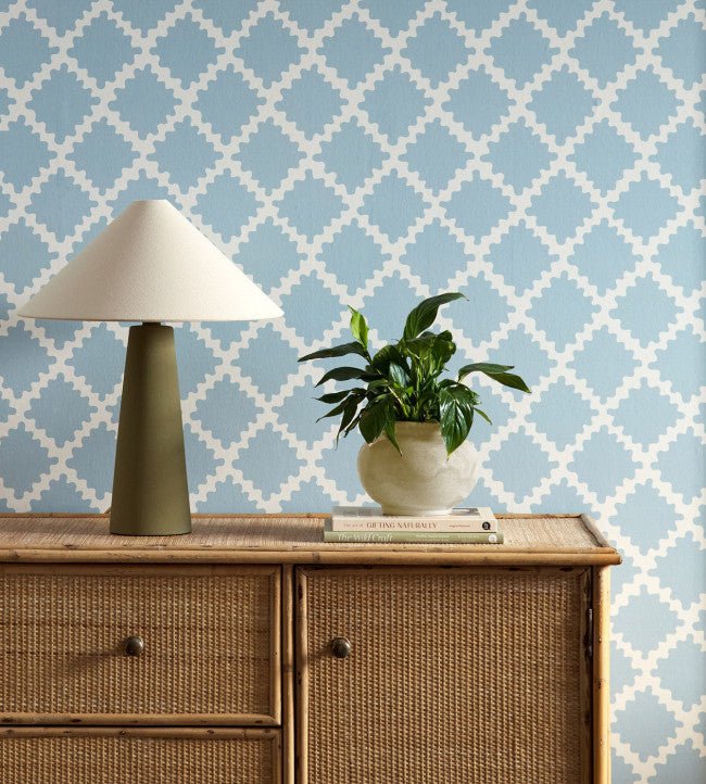 Swithland Wallpaper - Coast Blue - Scion - NSCW113246