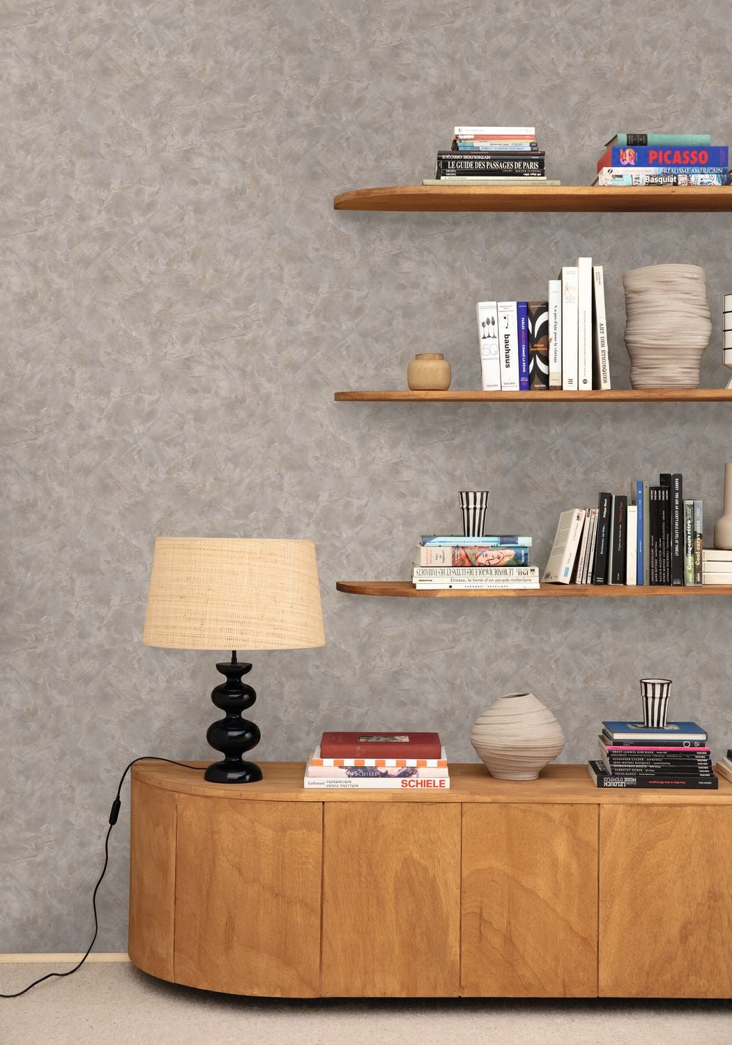 Uni Metallise / Nacre Wallpaper - Sepia - Caselio - 103689515