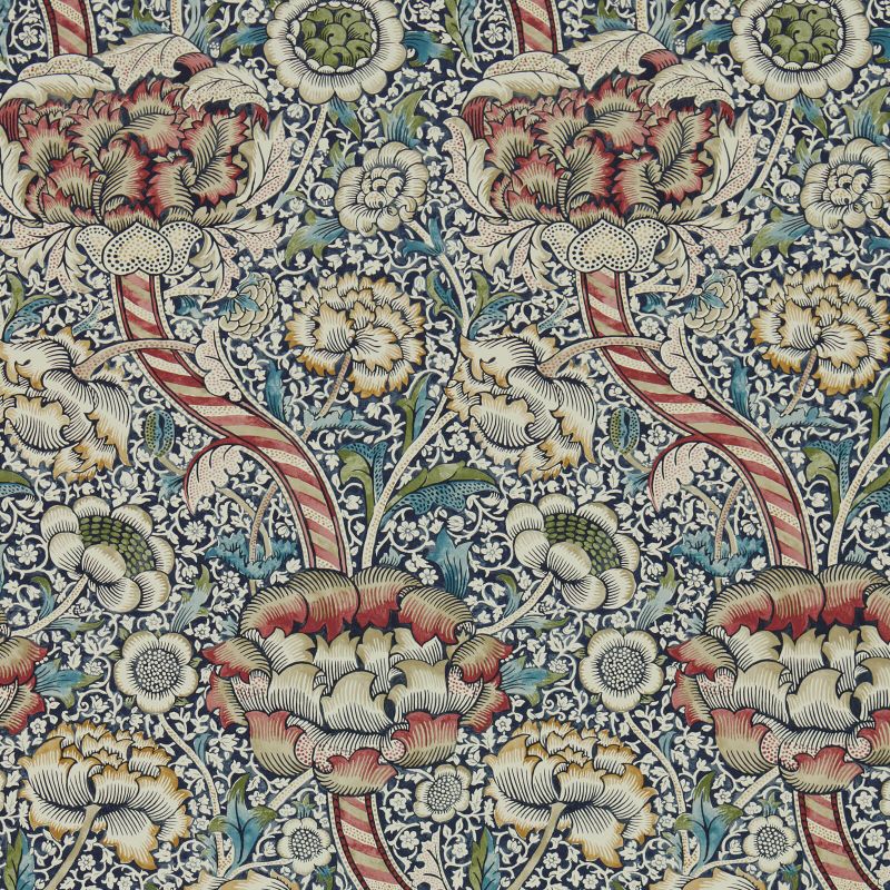Wandle Wallpaper - Indigo/Madder - Morris & Co - 216849 - Morris Wallpaper