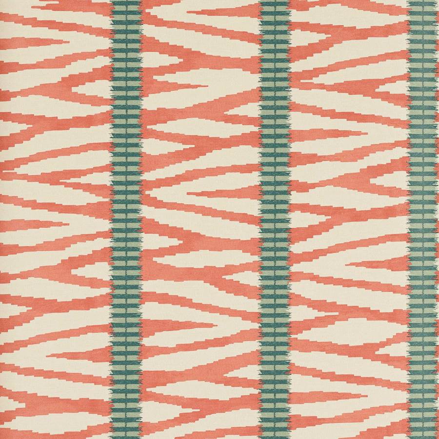 Wilder Wallpaper - Red - J188W - 05 - Jane Churchill