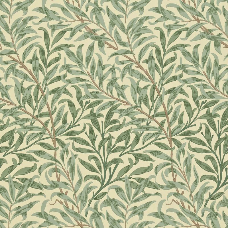 Willow Boughs Wallpaper - Green - Morris & Co - 216866 - Morris Wallpaper
