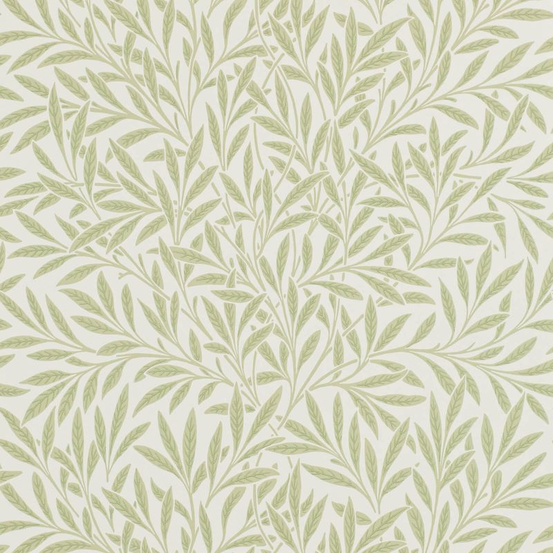 Willow Wallpaper - Olive - Morris & Co - 216835 - Morris Wallpaper