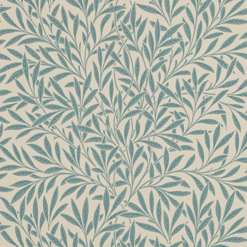 Willow Wallpaper - Slate - Morris & Co - 216817 - Morris Wallpaper