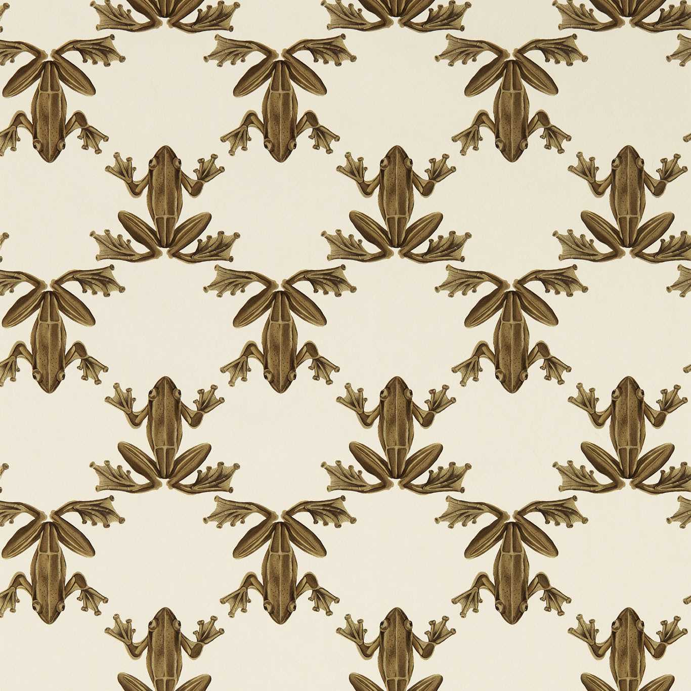 Wood Frog Wallpaper - Gold/Parchment - Harlequin - HC4W113013