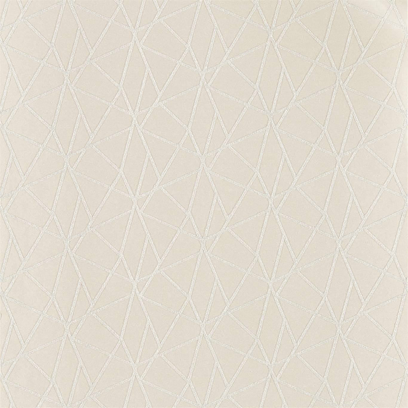 Zola Shimmer Wallpaper - Porcelain - Harlequin - HMWF111977