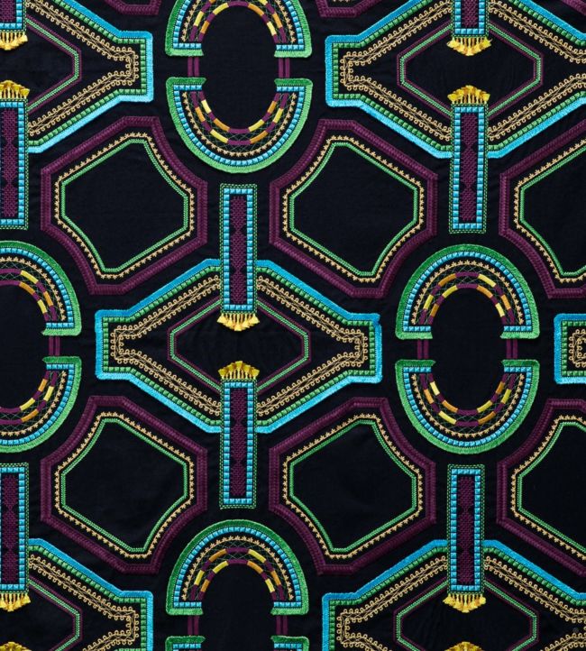 Kayapo Fabric - Blue