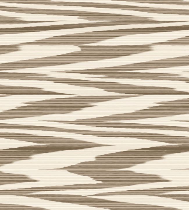 Flamed Zigzag Wallpaper - Sand