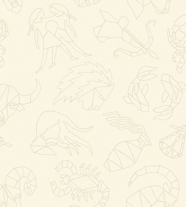 Constellations Wallpaper - Cream