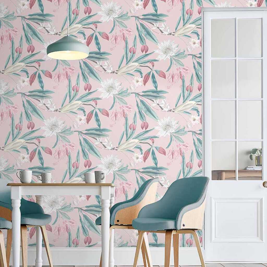 107602 - Paradise Wallpaper - Blush - Graham & Brown